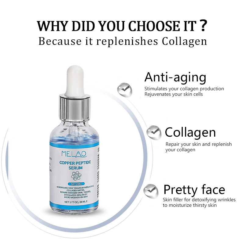 Blue Copper Peptide Serum Hydrating Moisturizing