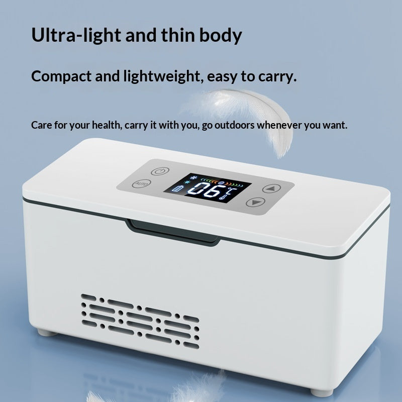 Portable Insulin Refrigeration Box Charging Mini Fridge